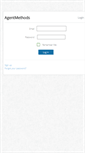 Mobile Screenshot of admin.agentmethods.com